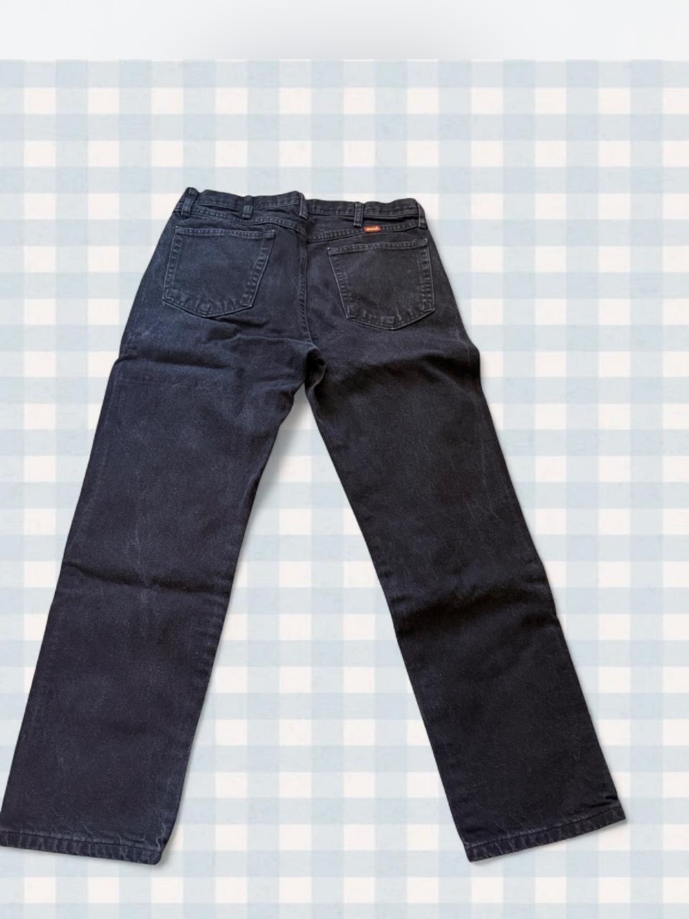 Rustler Men's Black Straight Jeans